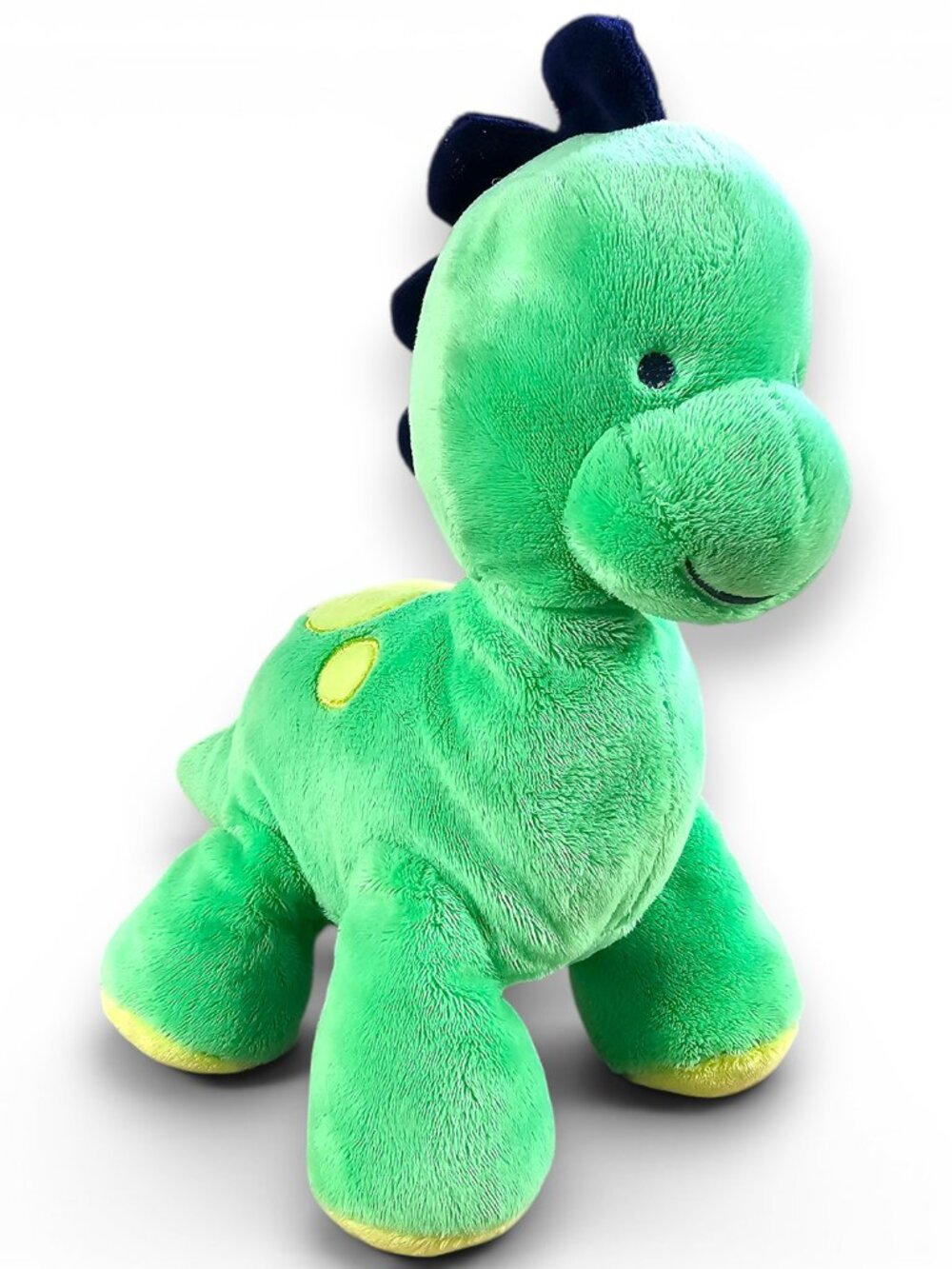 Carters Child of Mine Musical Dinosaur Baby Plush Stuffed Toy Green WORKS 9"